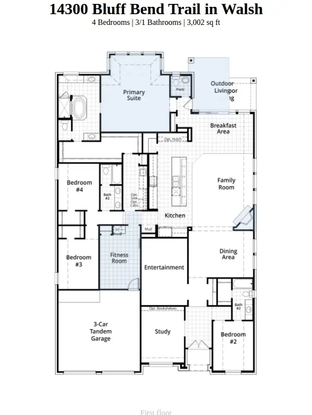 14300 Bluff Bend Trail, Aledo, TX 76008 - #2