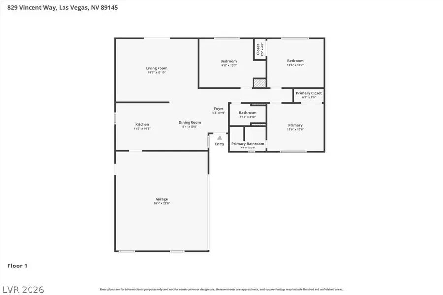 829 Vincent Way, Las Vegas, NV 89145 - #2