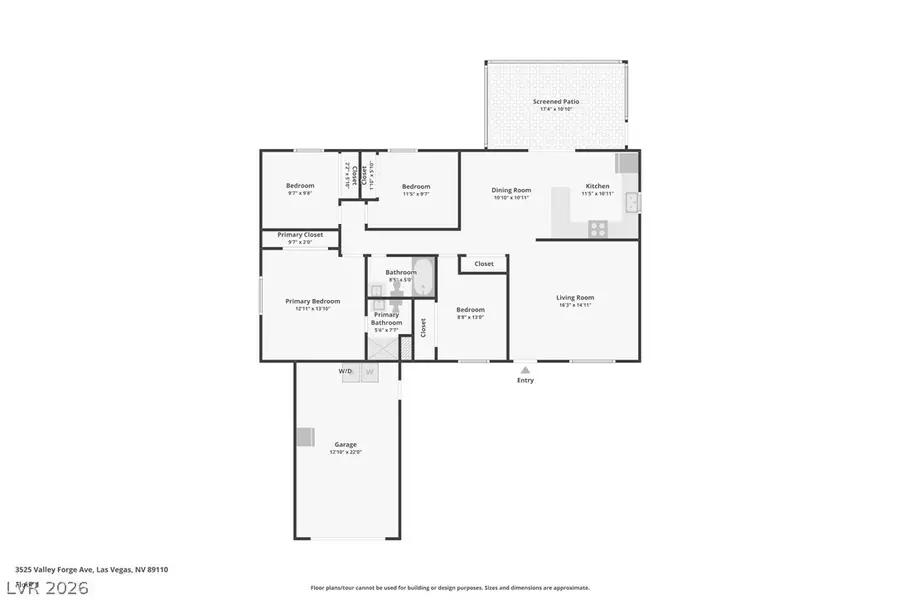 3525 Valley Forge Avenue, Las Vegas, NV 89110 - #2