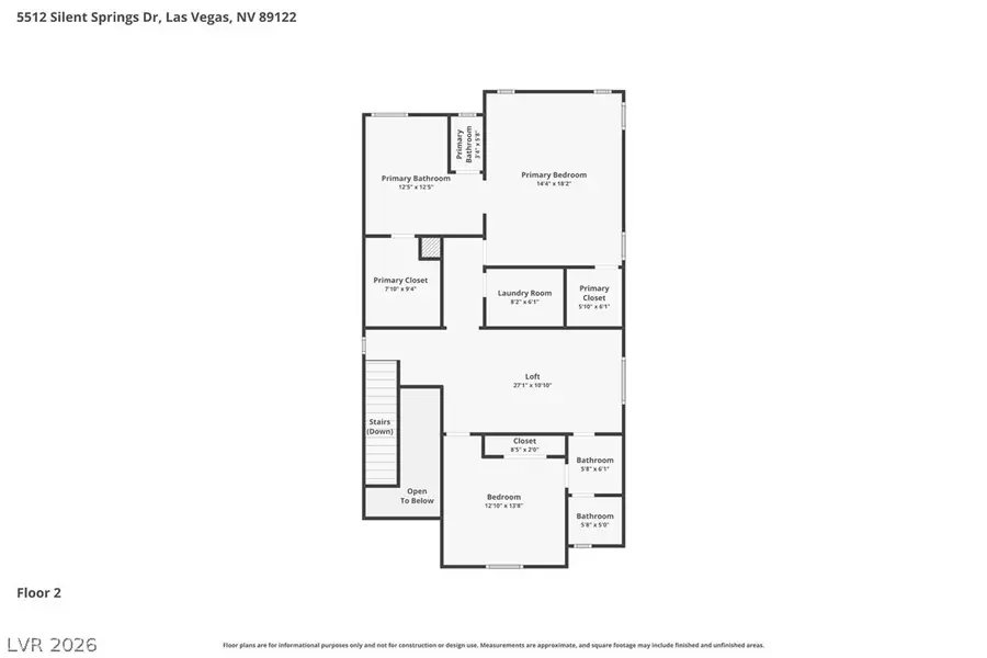 5512 Silent Springs Drive, Las Vegas, NV 89122 - #3