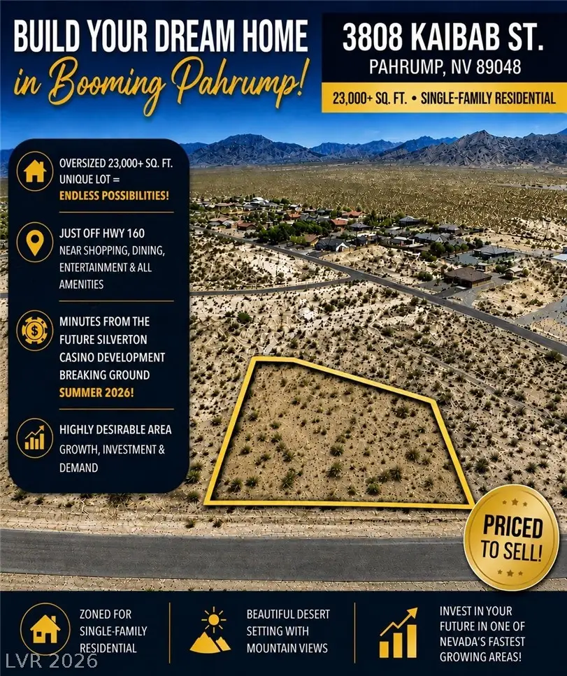 3808 E Kaibab Street, Pahrump, NV 89048 - #1