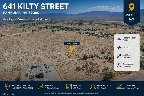 641 W Kilty Street, Pahrump, NV 89060