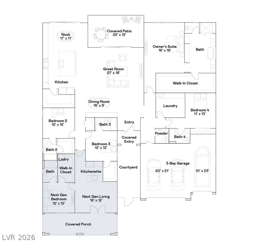 12436 Breezy Bluff Avenue, Las Vegas, NV 89138 - #2