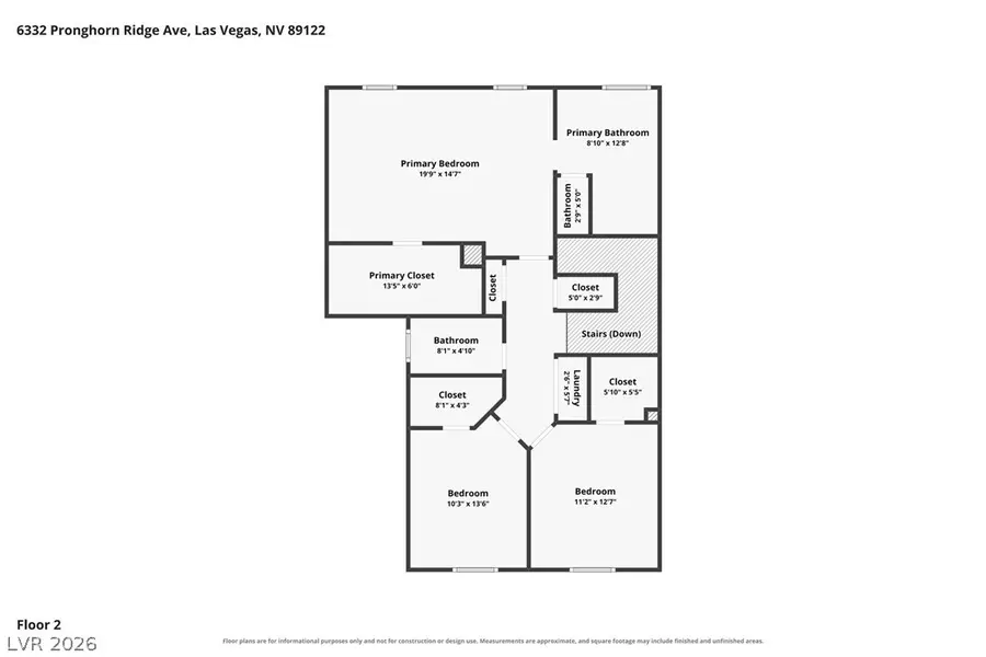 6332 Pronghorn Ridge Avenue, Las Vegas, NV 89122 - #3