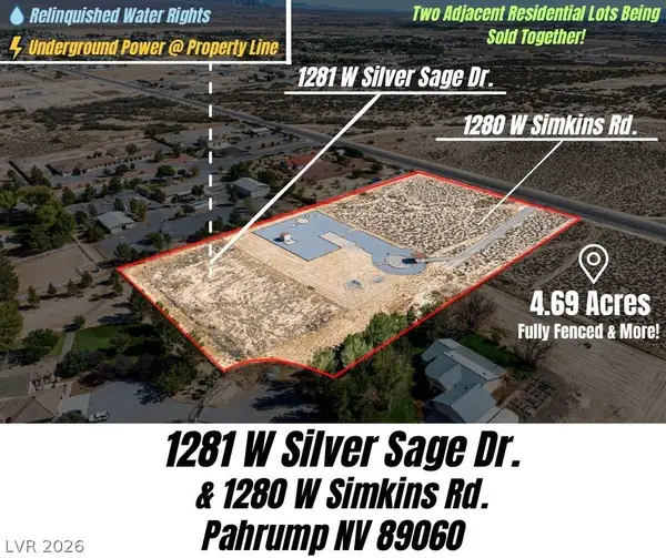 1281 W Silver Sage Drive, Pahrump, NV 89060