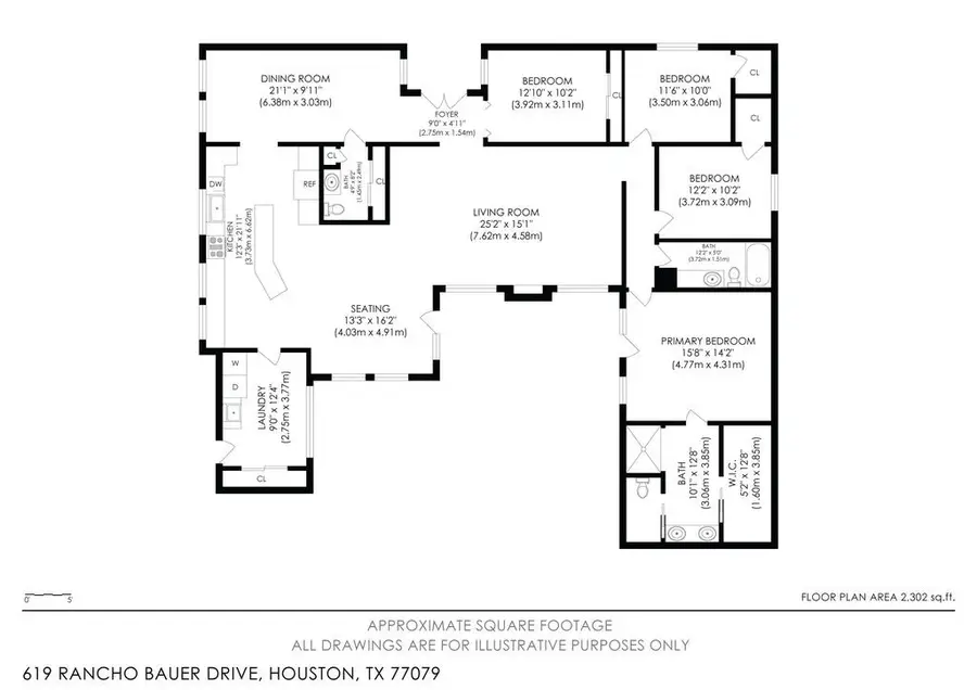 619 Rancho Bauer Drive, Houston, TX 77079 - #3