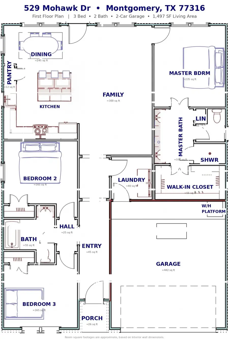 529 Mohawk Bend, Conroe, TX 77316 - #2