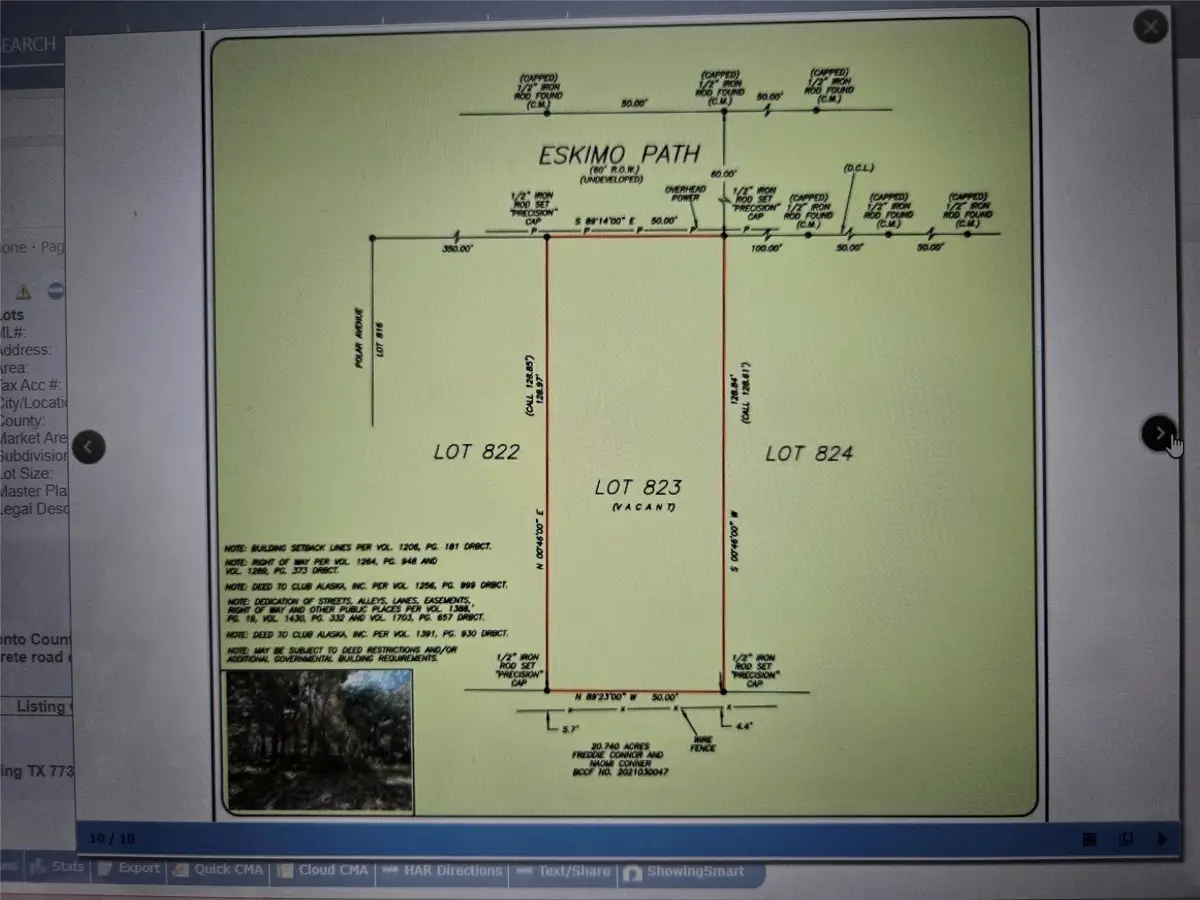 Lot 823 Eskimo Lane/ Path, Angleton, TX 77515 - Image #1