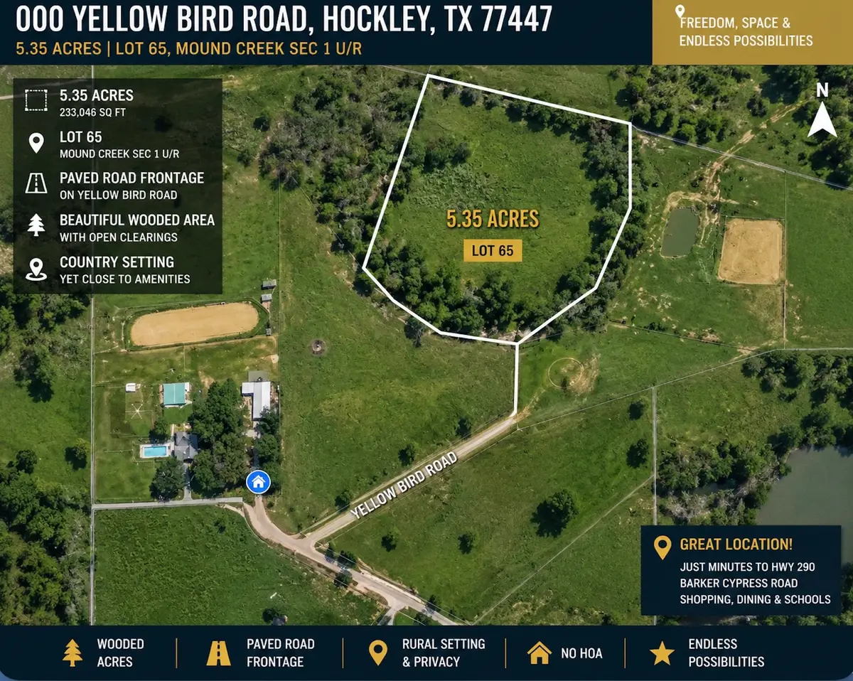 000 Yellow Bird Road, Hockley, TX 77447 - #1