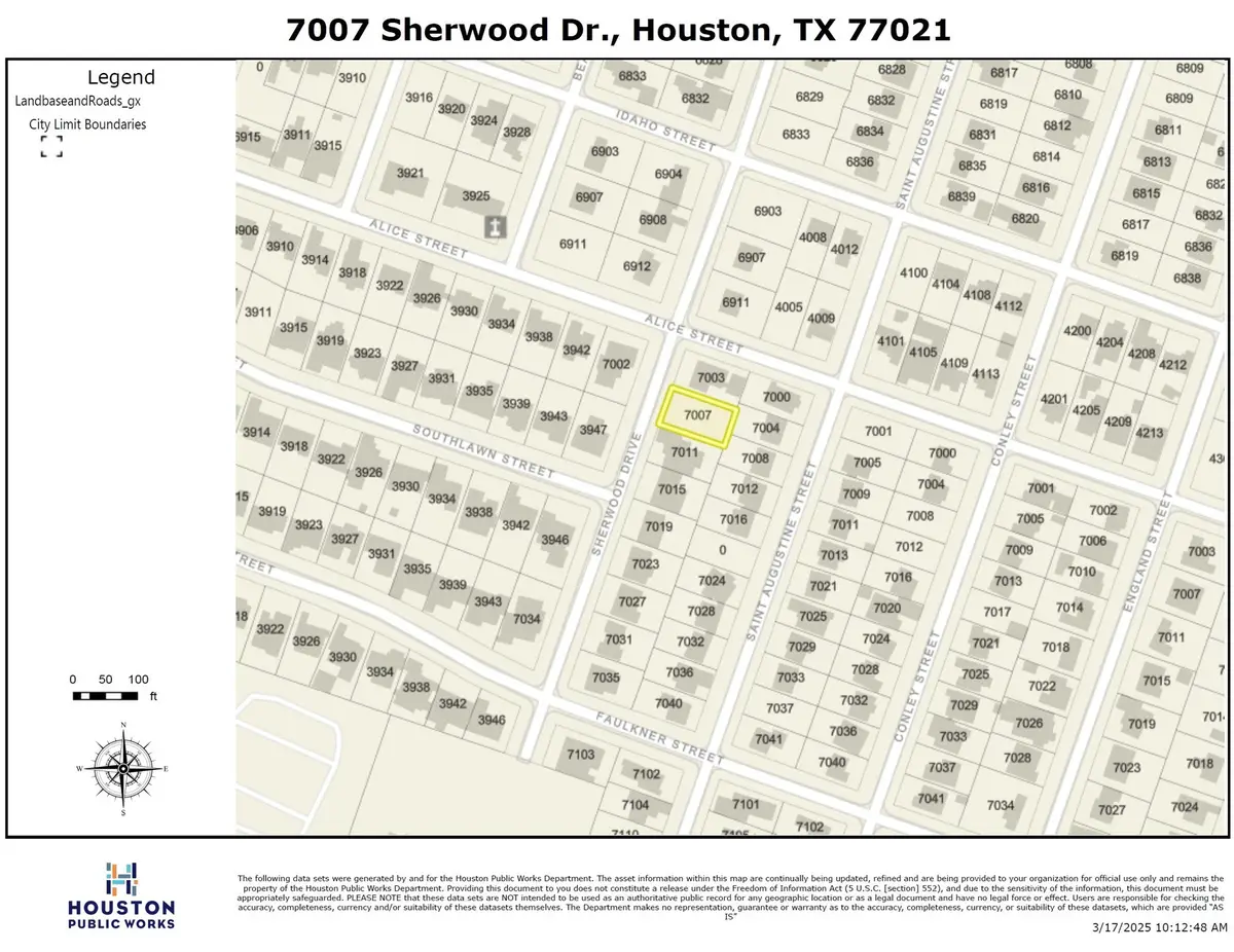 7007 Sherwood Drive, Houston, TX 77021 - #1