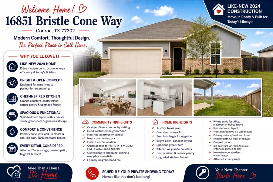 16851 Bristle Cone Way, Conroe, TX 77302 - #3