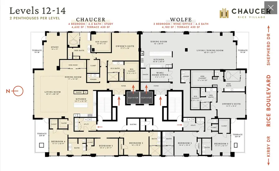 2360 S Rice Boulevard #PH1201, Houston, TX 77005 - Image #3