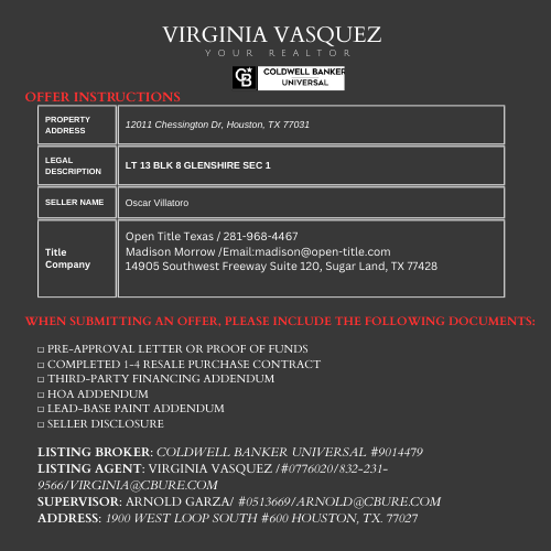 12011 Chessington Drive, Houston, TX 77031 - #3