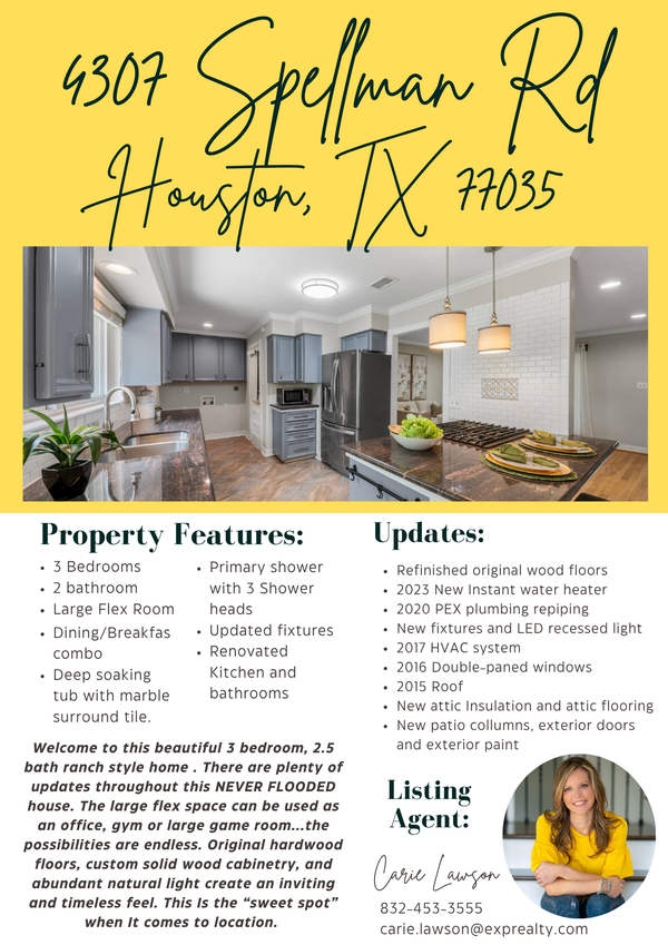 4307 Spellman Road, Houston, TX 77035