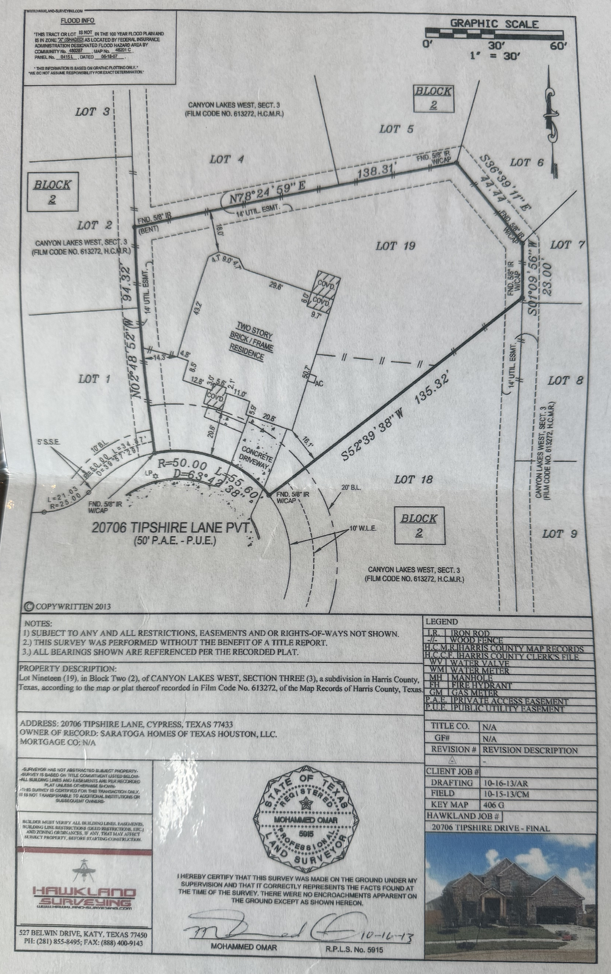 20706 Tipshire Lane, Cypress, TX 77433 - #1