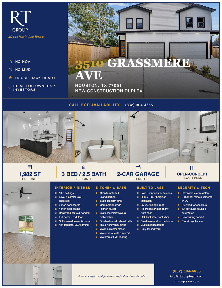 3510 Grassmere Street #A/B, Houston, TX 77051 - #2