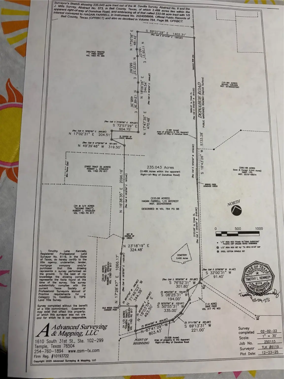 TBD Donahoe Road, Bartlett, TX 76511 - Image #1