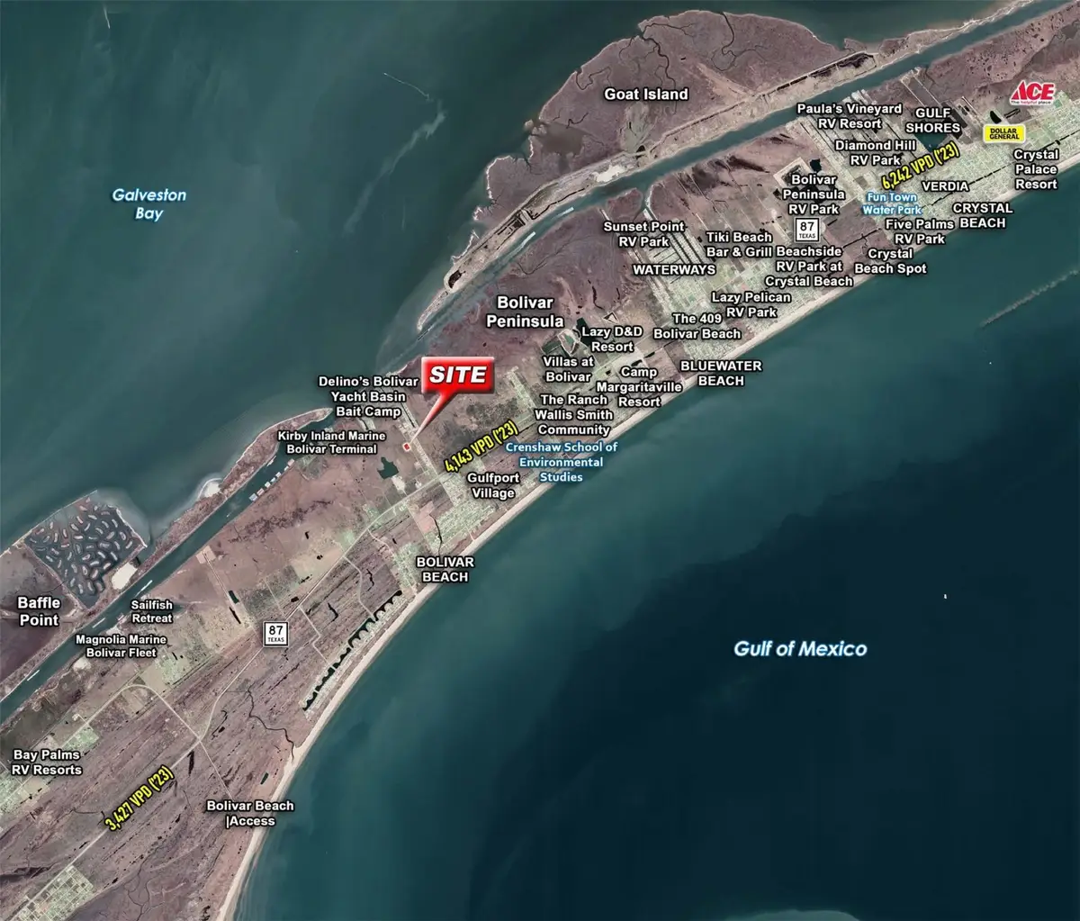 1125 E Bay Drive, Port Bolivar, TX 77650 - Image #1