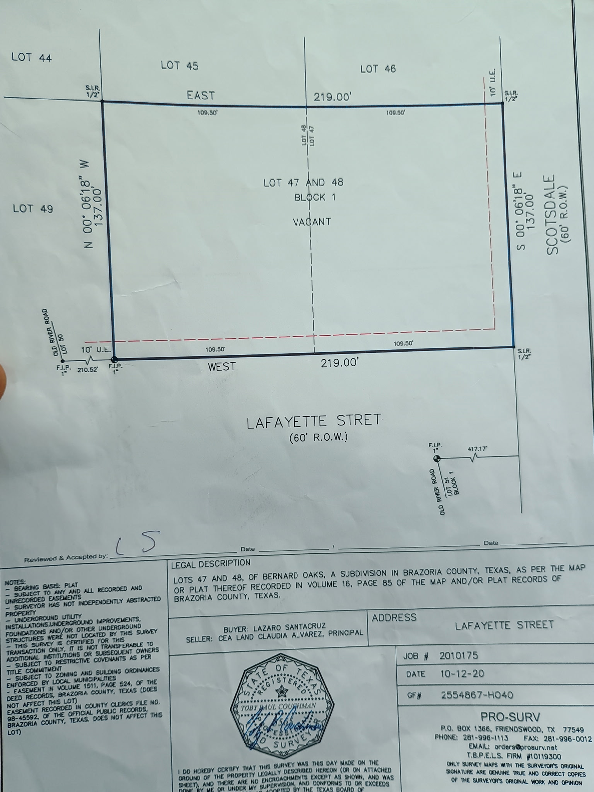 0 Lafayette, Brazoria, TX 77422 - Image #1