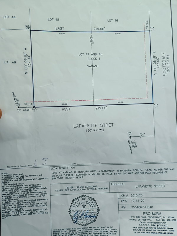 0 Lafayette, Brazoria, TX 77422