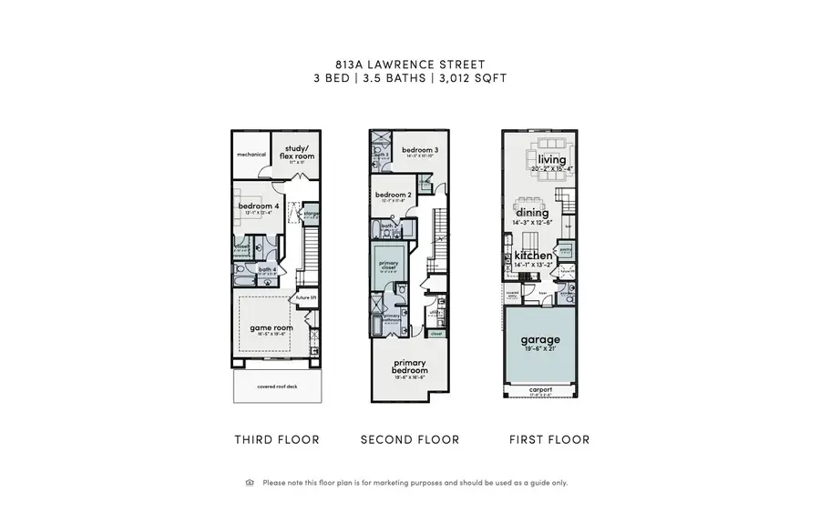 813A Lawrence Street, Houston, TX 77007 - #3