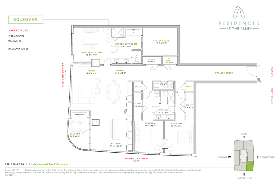 1711 Allen Parkway #2704, Houston, TX 77019 - #3