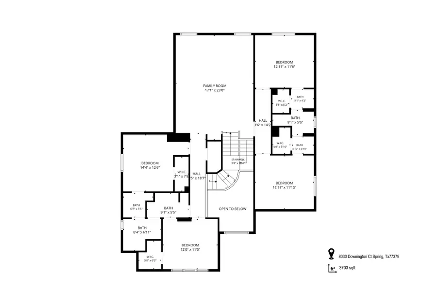 8030 Downington Court, Spring, TX 77379 - #3