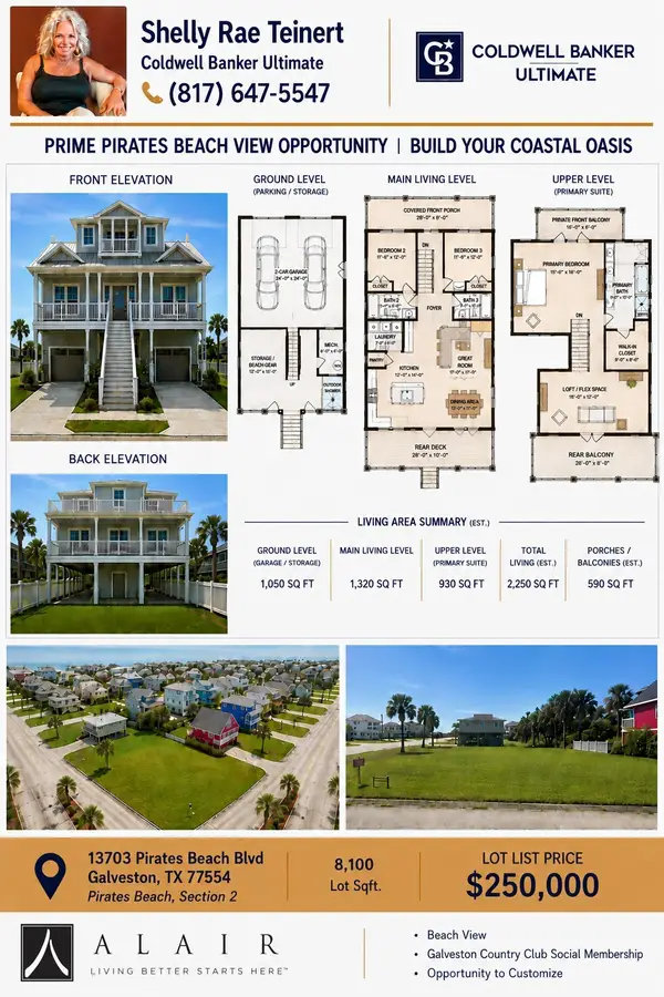13703 Pirates Beach Boulevard, Galveston, TX 77554
