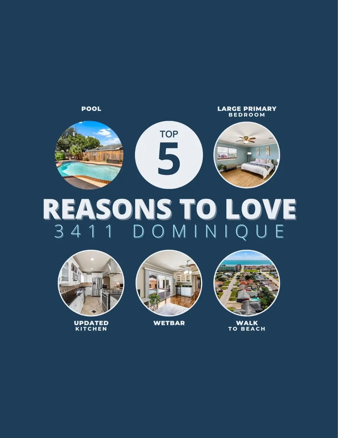 3411 Dominique Drive, Galveston, TX 77551 - Image #1