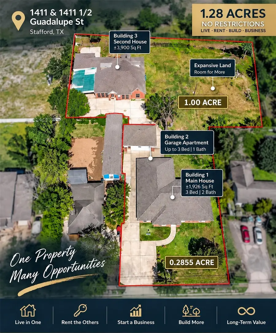 1411 1/2 Guadalupe St, Stafford, TX 77477 - #2