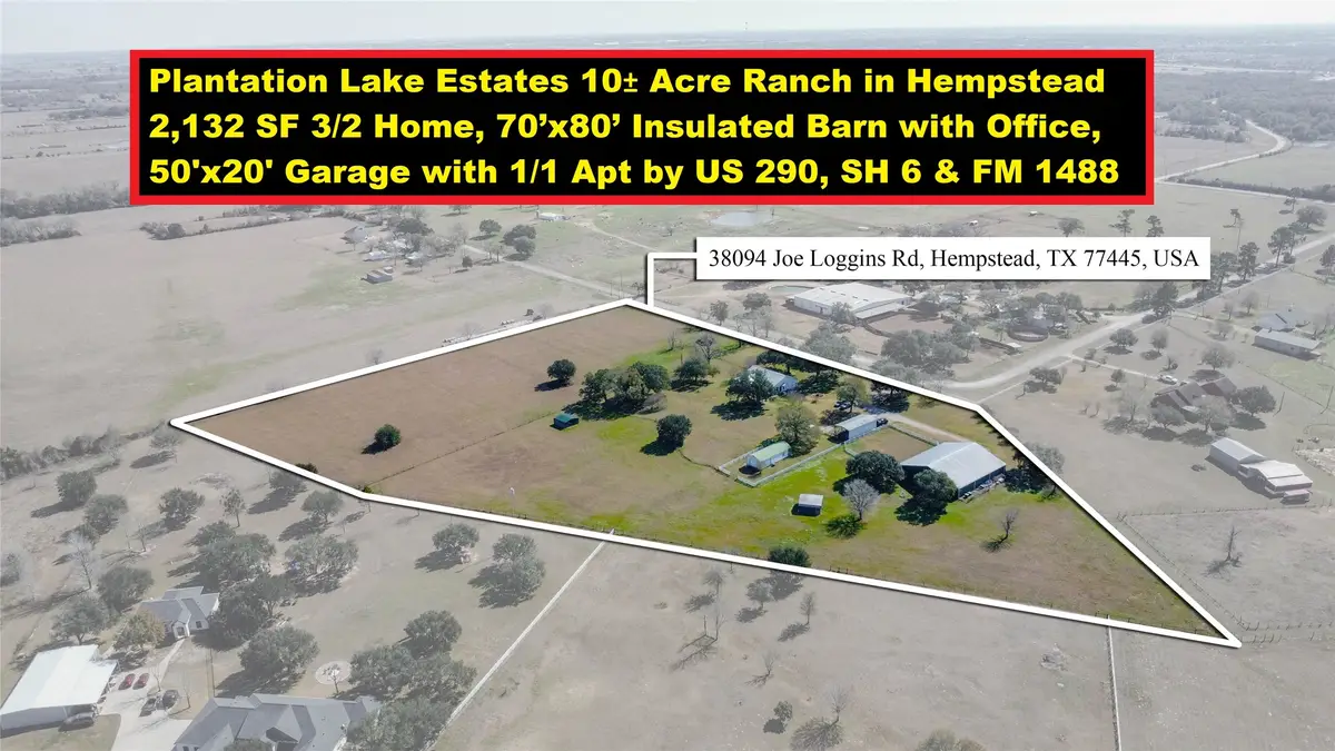 38094 Joe Loggins Road, Hempstead, TX 77445 - #1