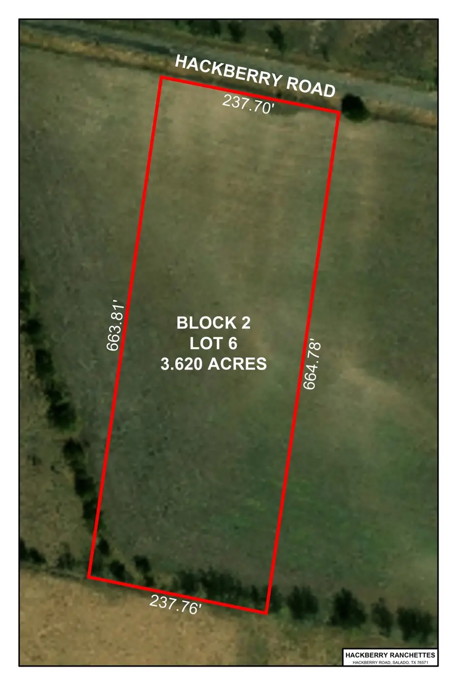 TBD Block 2 Lot 6 Hackberry Road, Salado, TX 76571 - #2
