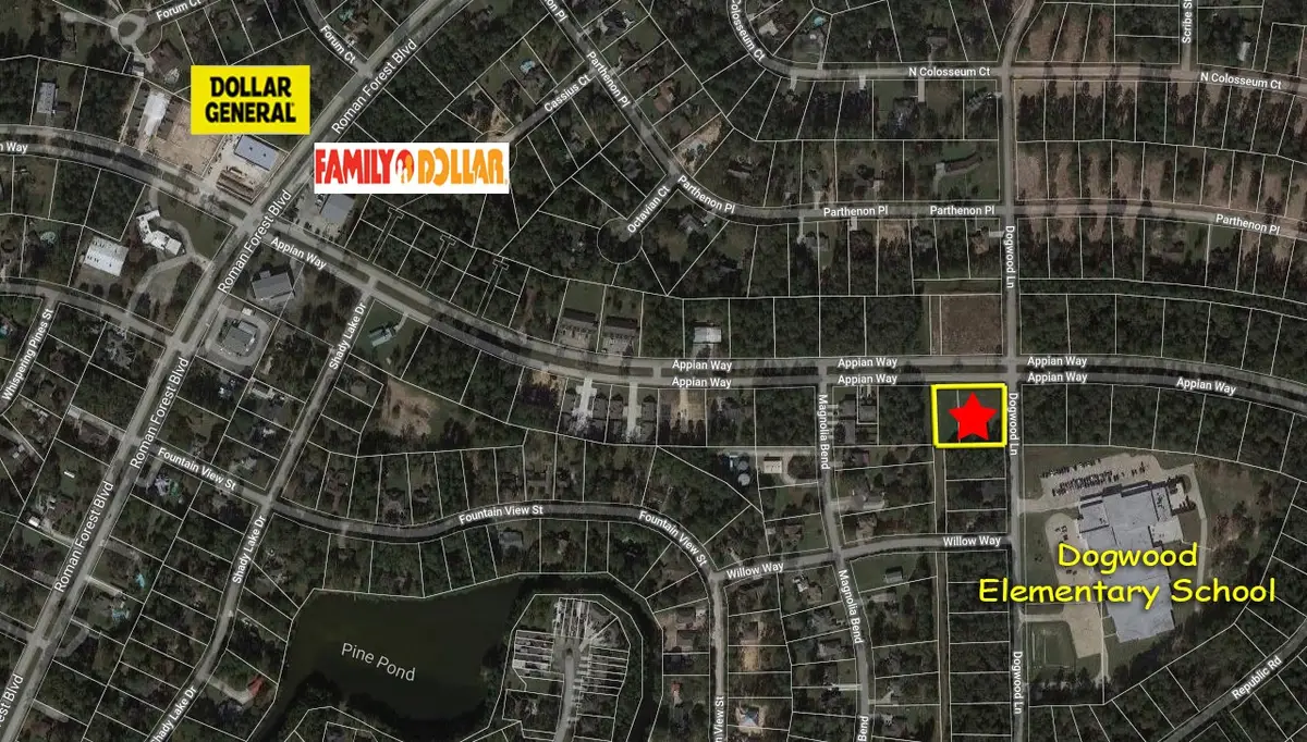 Lot 1-2 Appian Way, Roman Forest, TX 77357 - Image #1