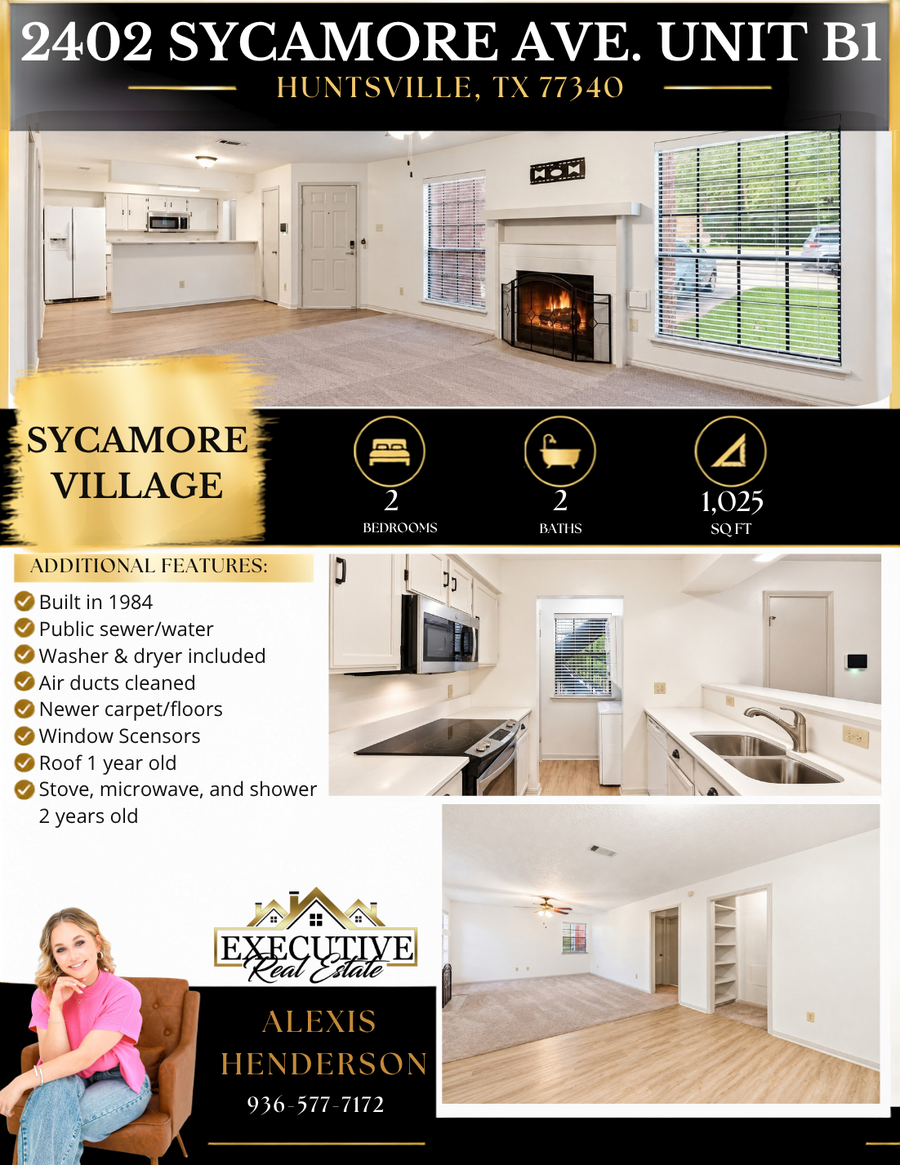 2402 Sycamore Avenue #B1, Huntsville, TX 77340 - #2