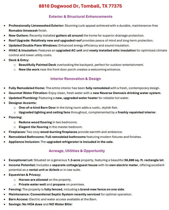 8810 Dogwood Drive, Tomball, TX 77375 - Image #3