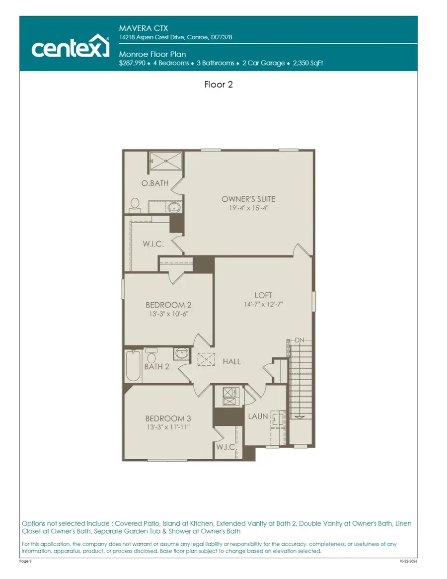 14977 Peach Blossom Drive, Conroe, TX 77302 - #3
