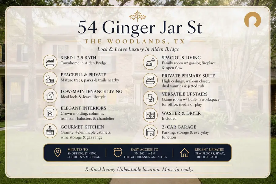 54 Ginger Jar Street, The Woodlands, TX 77382 - #2