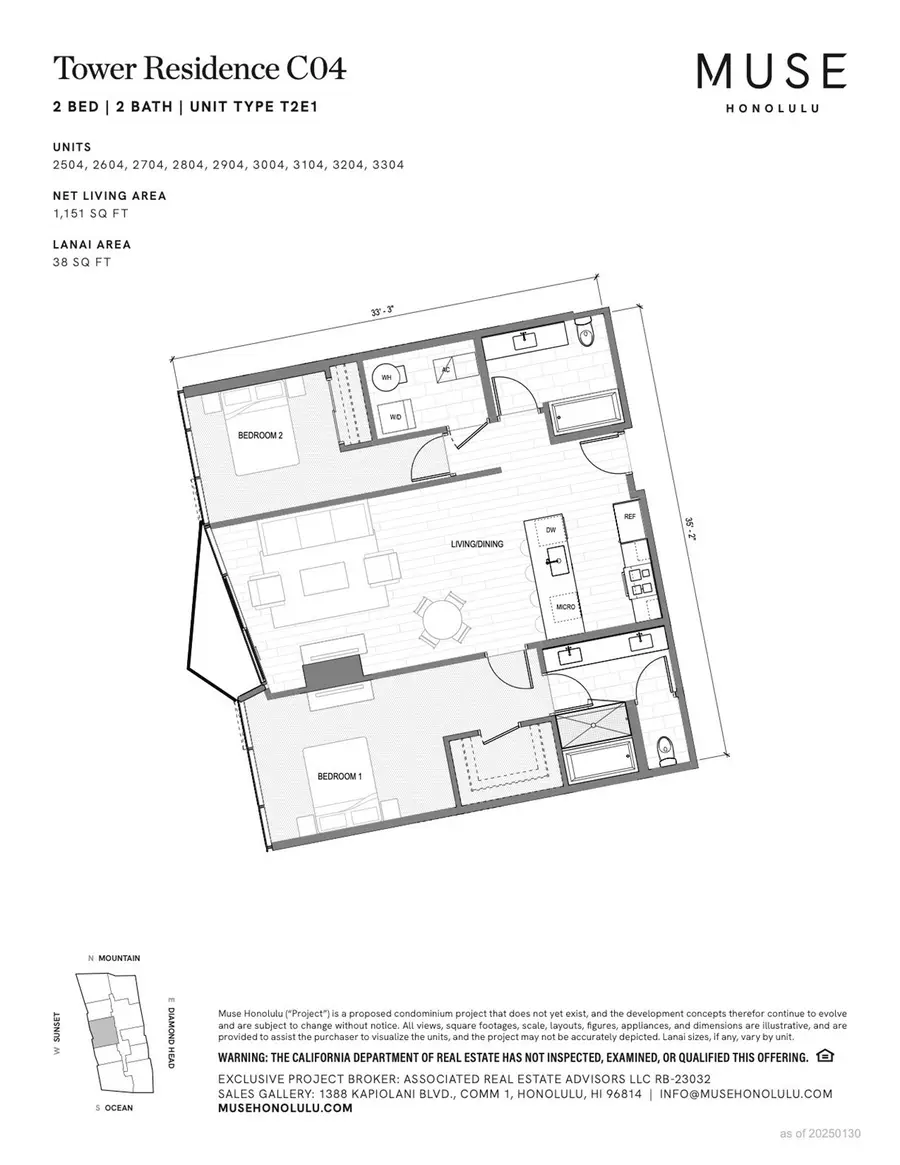 1538 Kapiolani Boulevard #3304, Honolulu, HI 96814 - Image #3