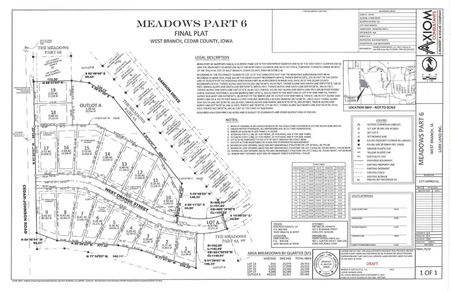 Lot 12 Meadows Subdivision Part 6, West Branch, IA 52358 - Image #2