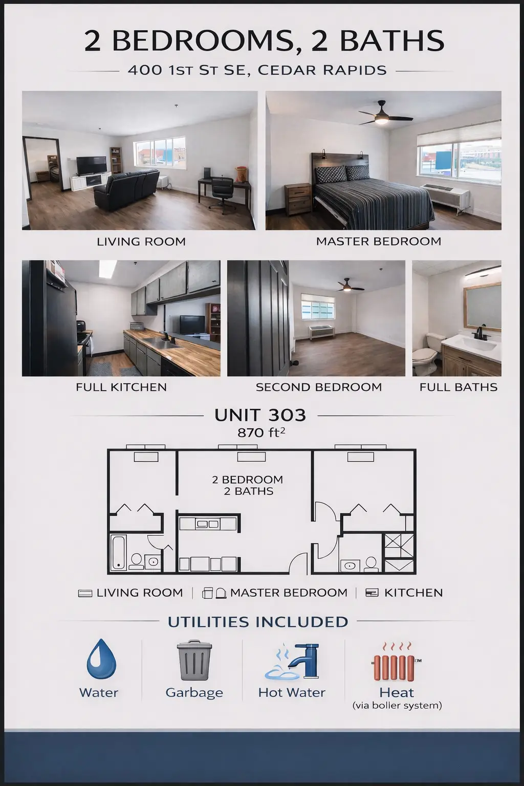 400 1st Street Se #303, Cedar Rapids, IA 52401 - #1