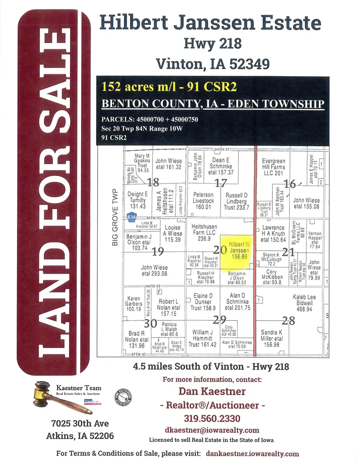 24th Avenue, Vinton, IA 52349 - #1