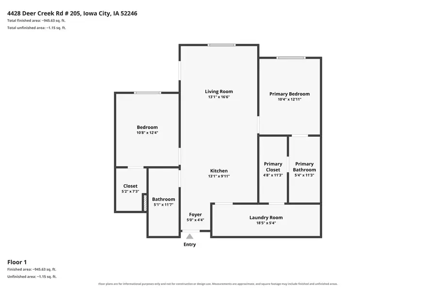 4428 Deer Creek Road #205, Iowa City, IA 52246 - #2