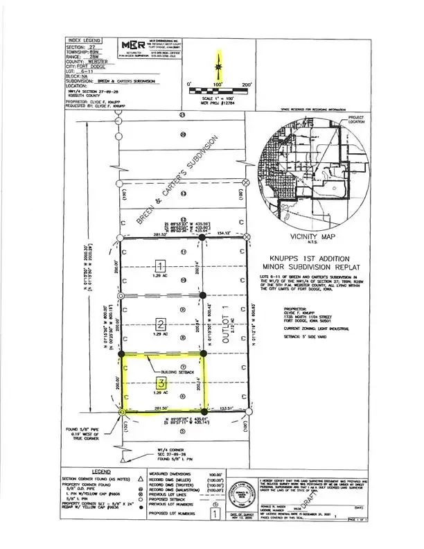Lot 3 South 32nd St., Fort Dodge, IA 50501 - Image #1