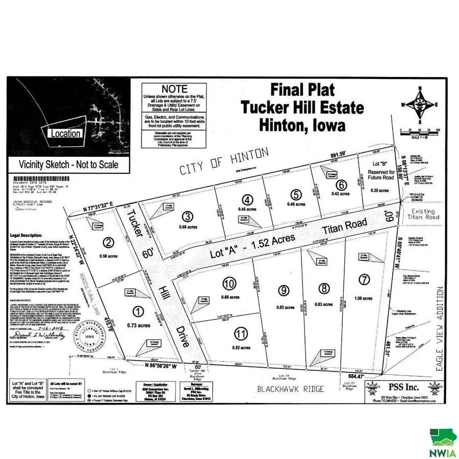 Lot 10 Tucker Hill Drive, Hinton, IA 51024 - Image #2