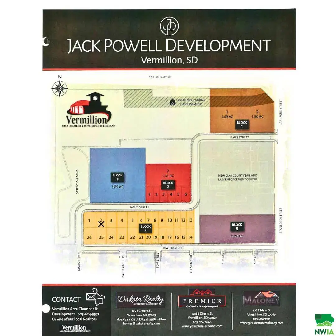 Lot 2 Block 4, Jack Powell Addition, Vermillion, SD 57069 - Image #1