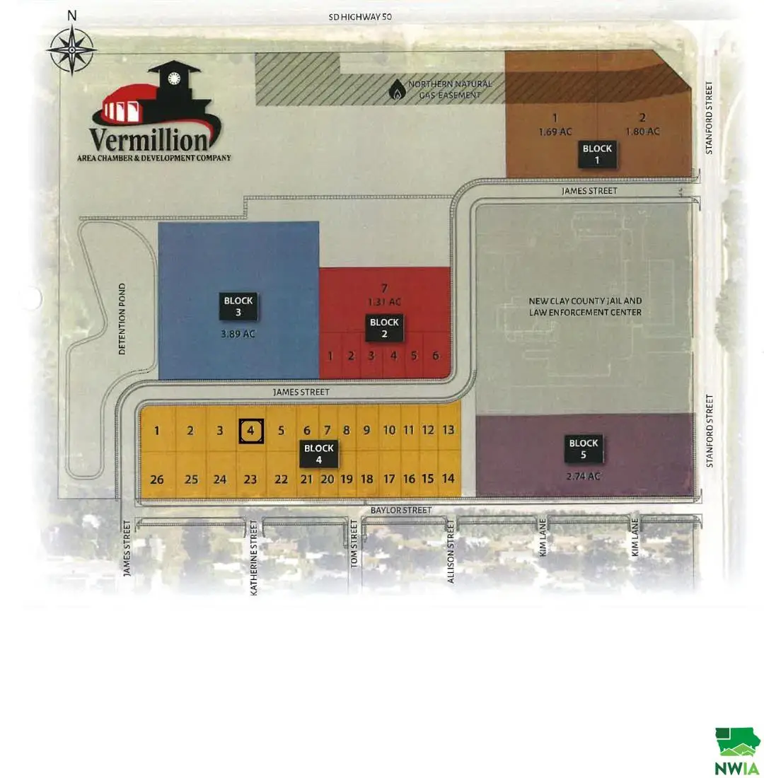 Lot 4 Blk 4 Jack Powell Addition, Vermillion, SD 57069 - Image #1