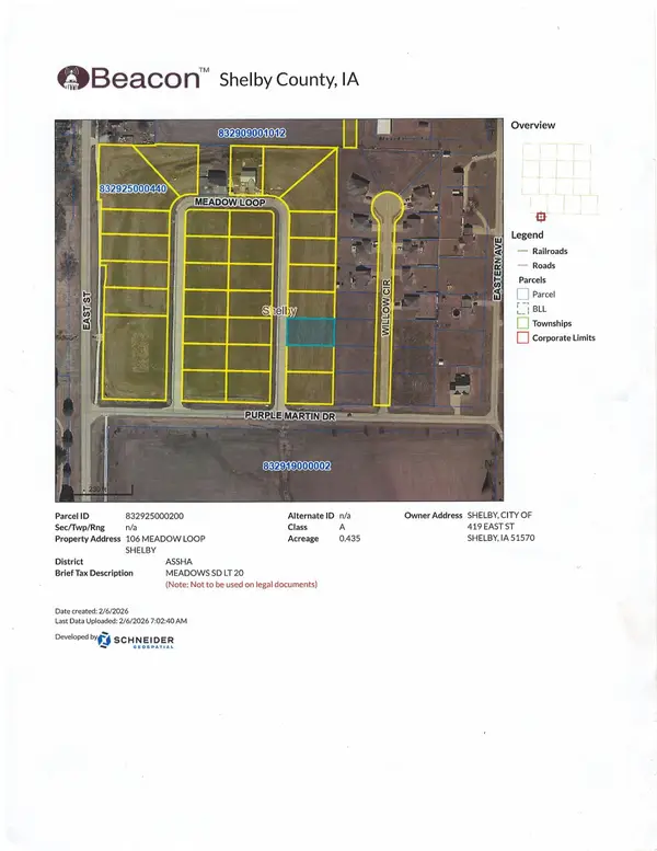 LOT 20  106 Meadow Loop, Shelby, IA 51570