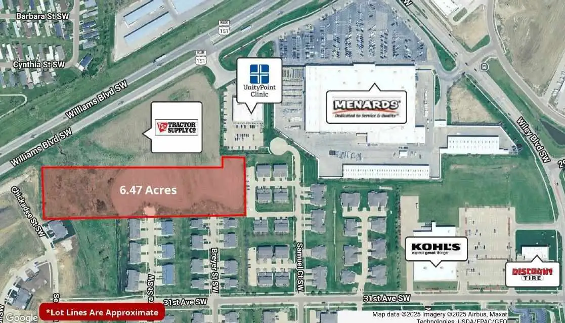 Williams Blvd SW 6.47 Ac, Cedar Rapids, IA 52404 - Image #1