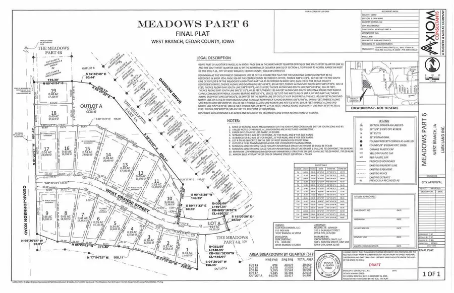 Lot 3 Meadows Subdivision Part 6, West Branch, IA 52358 - Image #2