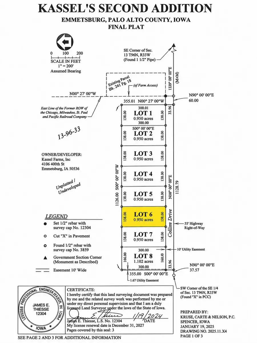 Lot 6 College Drive, Emmetsburg, IA 50536 - #2